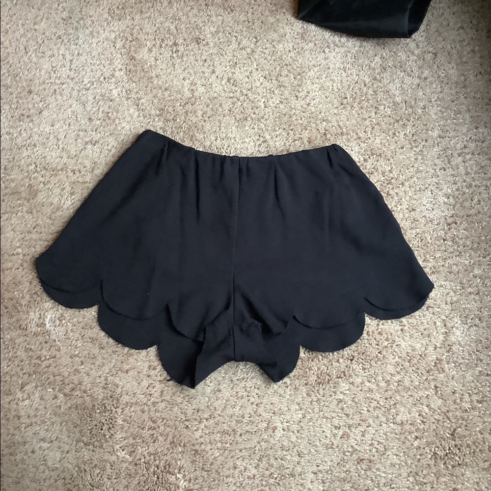 Scalloped shorts